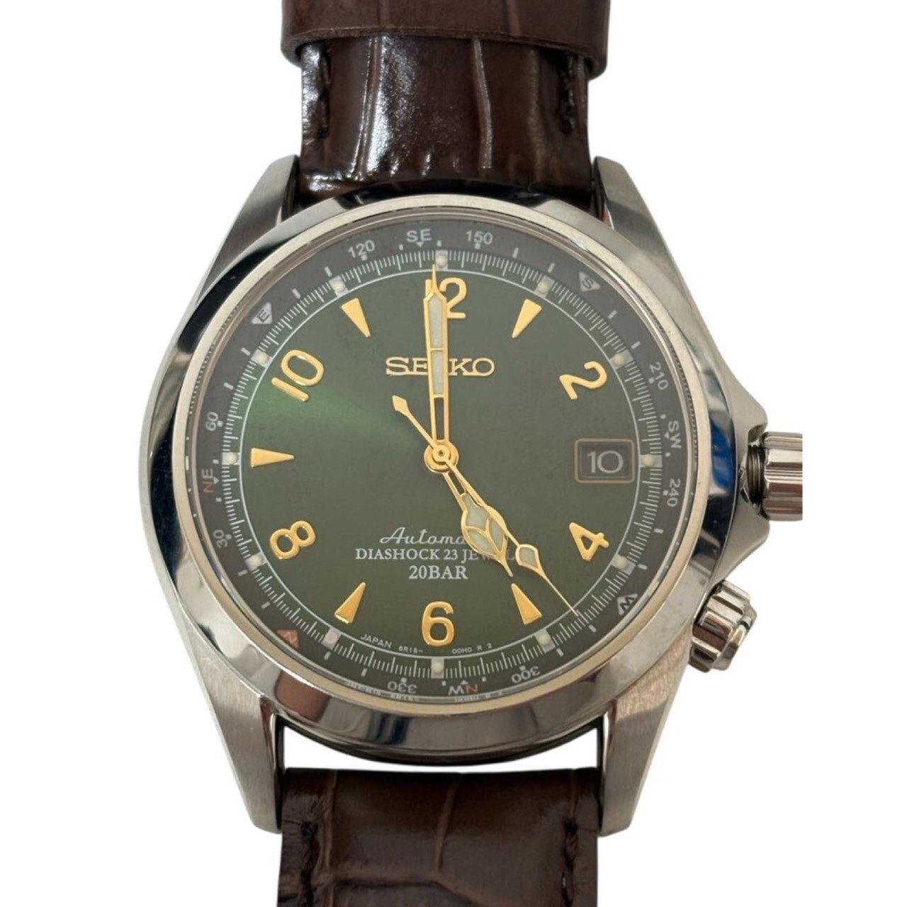 【中崎町の時計買取実績】セイコー(SEIKO) アルピニスト 6R15-00E0をお買取りしました|買取専門店サンクス中崎店