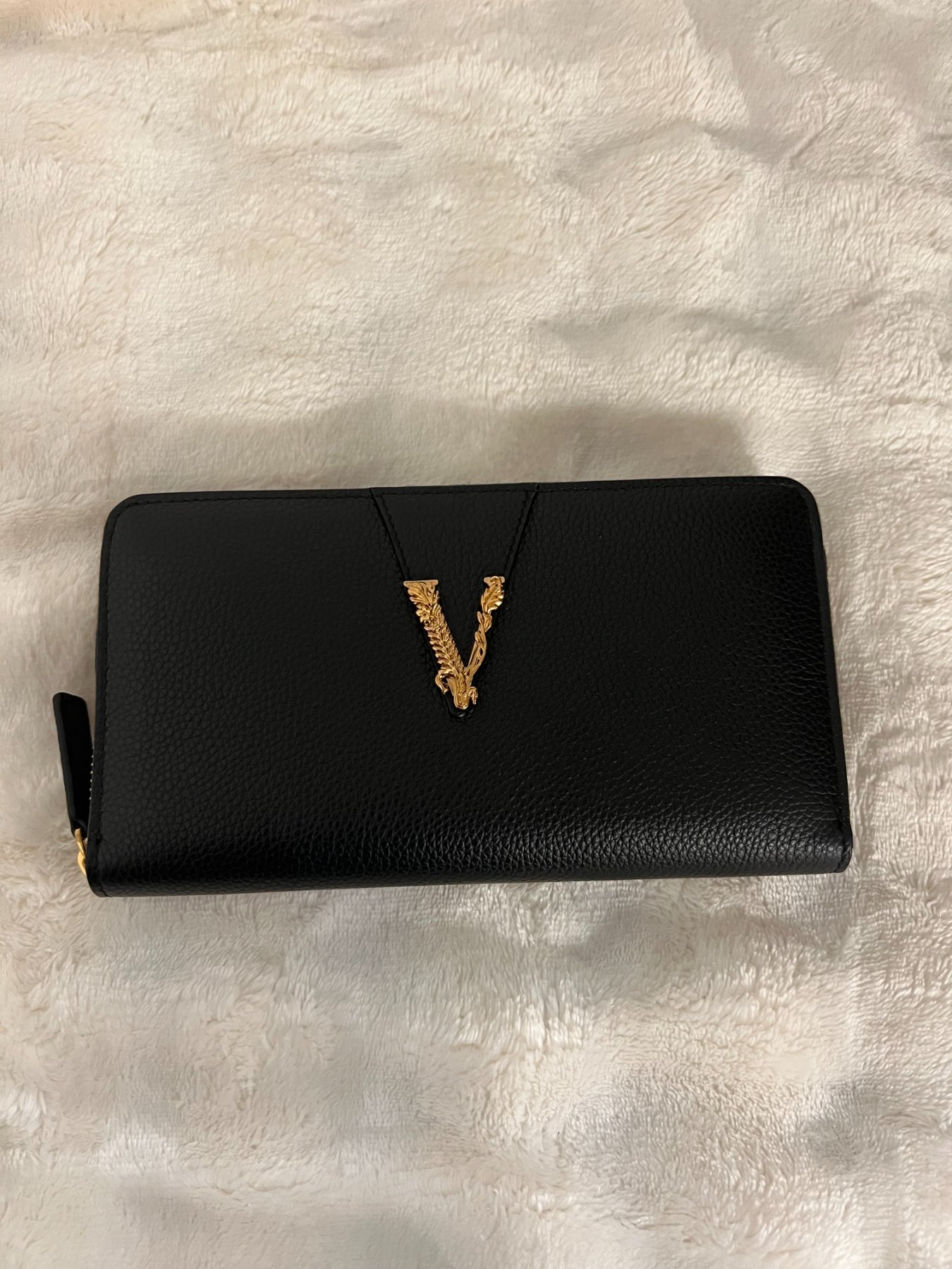 【佐久市のブランド品買取実績】その他 ヴェルサーチ VERSACE ラウンドファスナー長財布をお買取りしました|ブランドショップサンクス佐久店