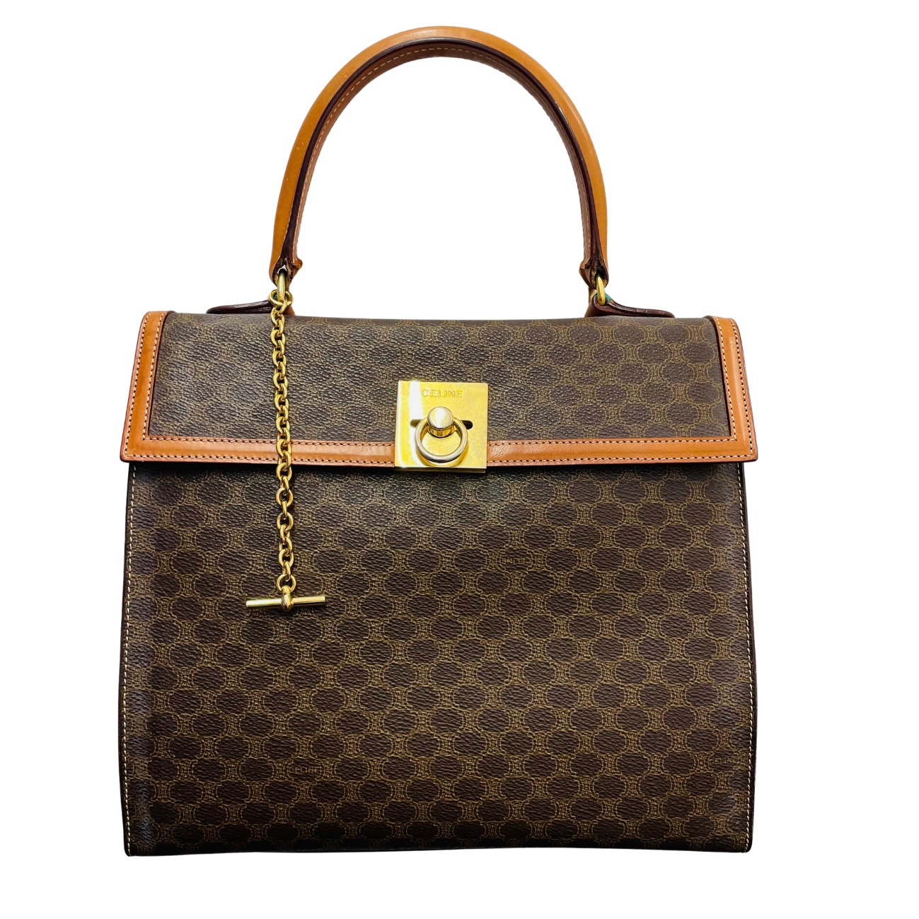 【須坂市のブランド品買取実績】セリーヌ(CELINE) マカダム ハンドバッグをお買取りしました|ブランドショップサンクス須坂店