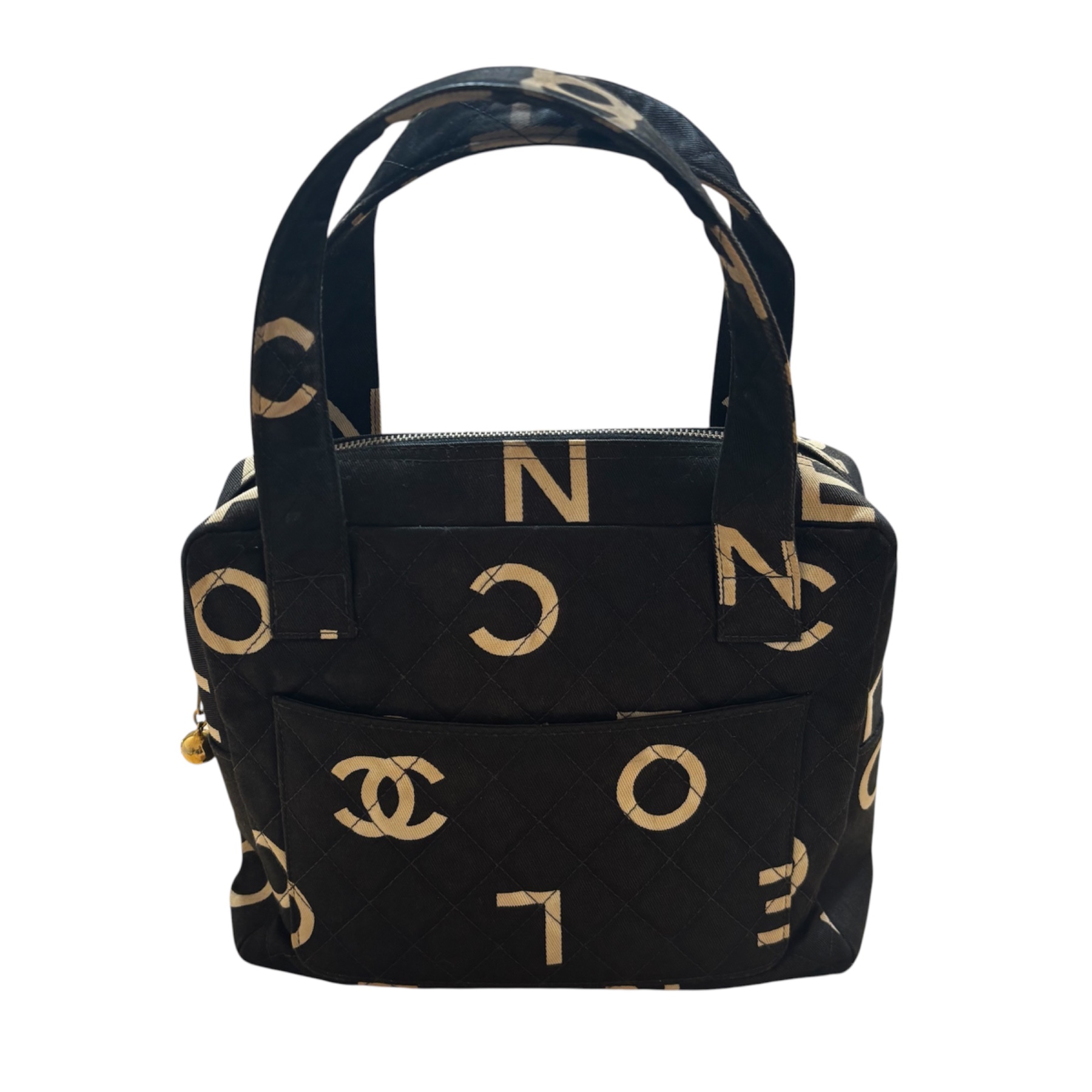 【長野市のブランド品買取実績】シャネル(CHANEL) ココマーク ロゴプリント ハンドバッグをお買取りしました|ブランドショップサンクス須坂店