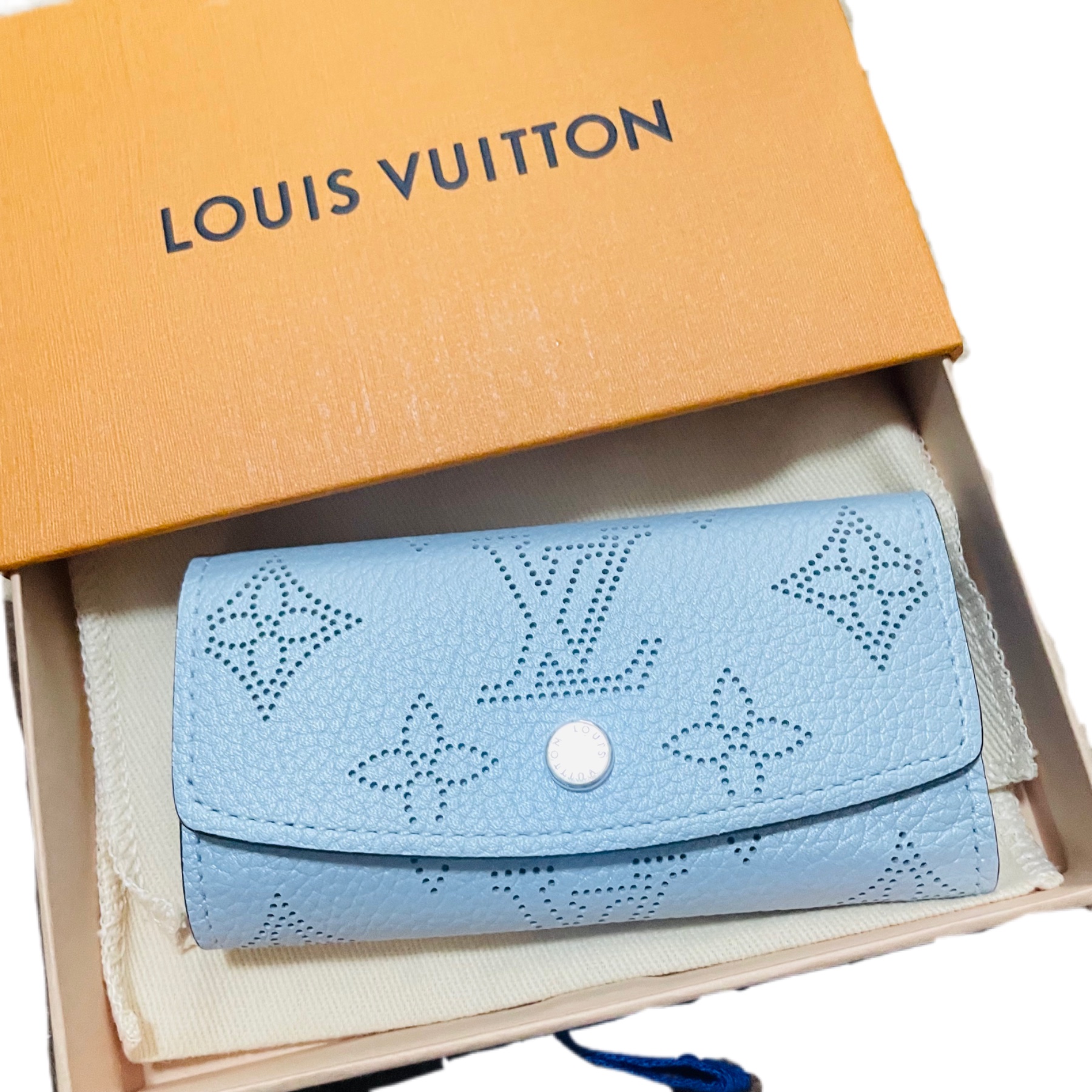 【長野市のブランド品買取実績】ルイ・ヴィトン(LOUIS VUITTON) ミュルティクレ4 モノグラム マヒナ キーケースをお|ブランドショップサンクス須坂店