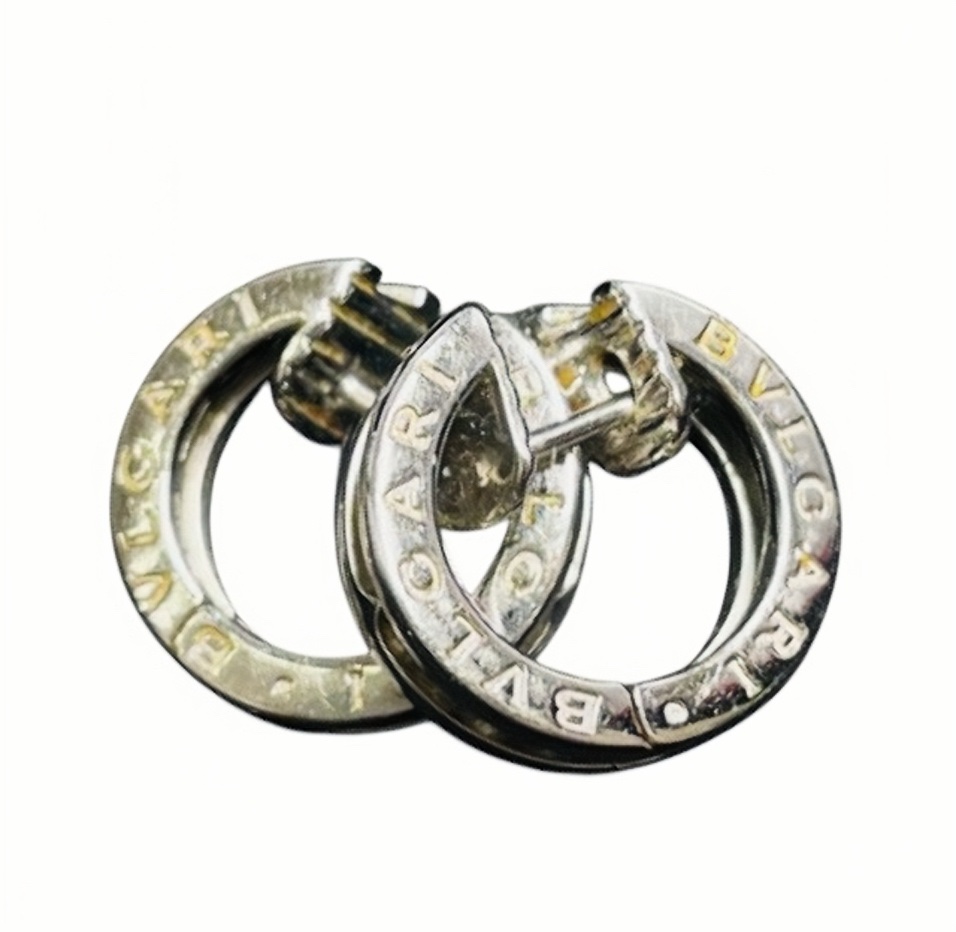 【須坂市のブランド品買取実績】BVLGARI ブルガリ B.zero1 K18WG フープピアスをお買取りしました|ブランドショップサンクス須坂店