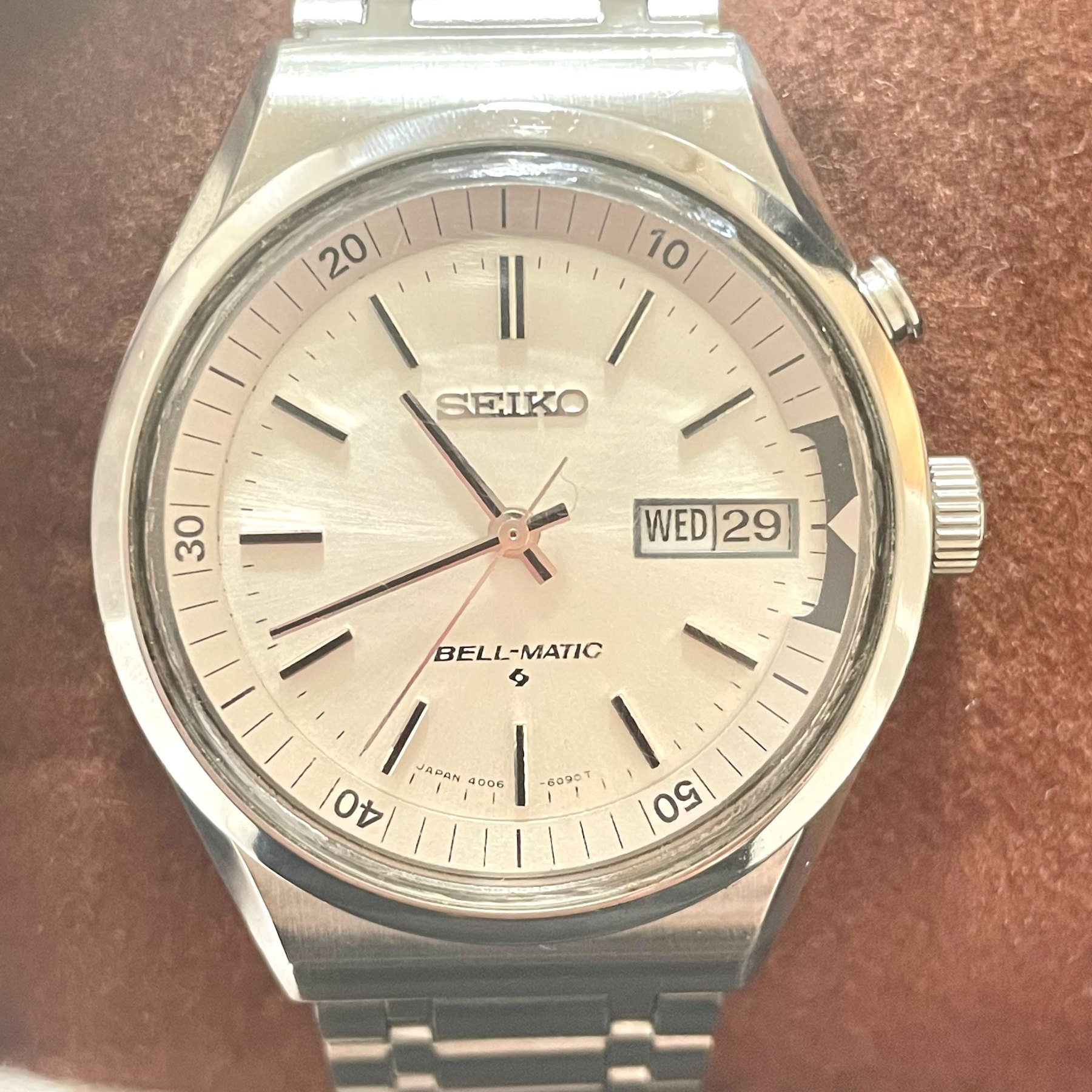 【須坂市の時計買取実績】セイコー(SEIKO) ベルマチック 4006‐6070 時計をお買取りしました|ブランドショップサンクス須坂店