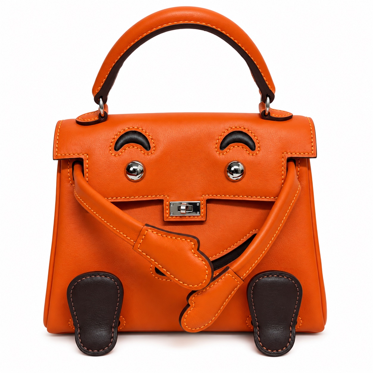 【長野市のブランド品買取実績】エルメス(HERMES) ケリードール オレンジ ヴォーガリバーをお買取りしました|ブランドショップサンクス須坂店